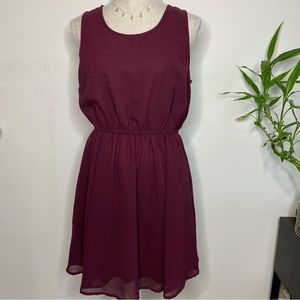 Maroon Dress
